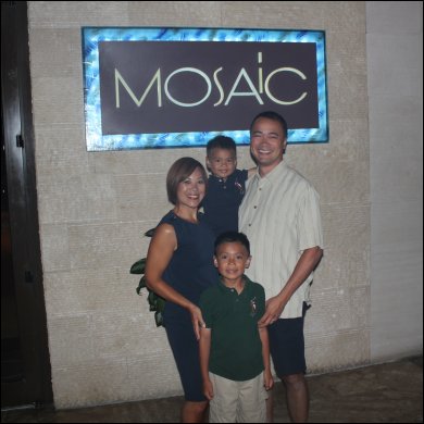 2013 - Mosaic Restaurant - Dinner